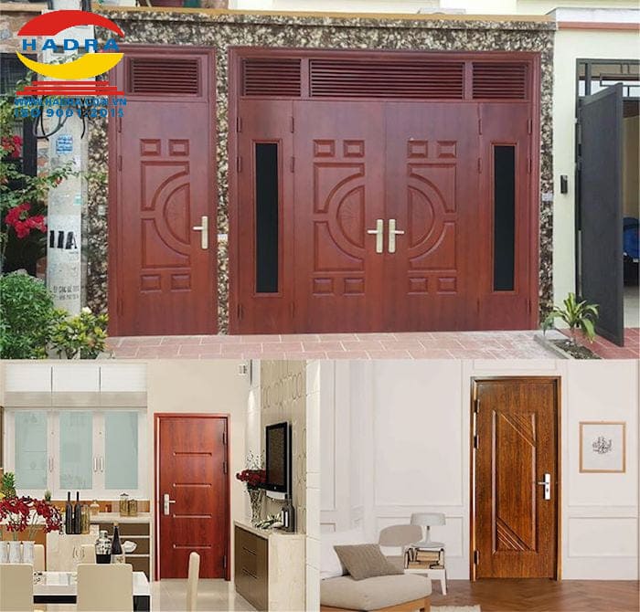 Phụ kiện cửa thép vân gỗ chống cháy tại Quảng Ninh bao gồm những gì?